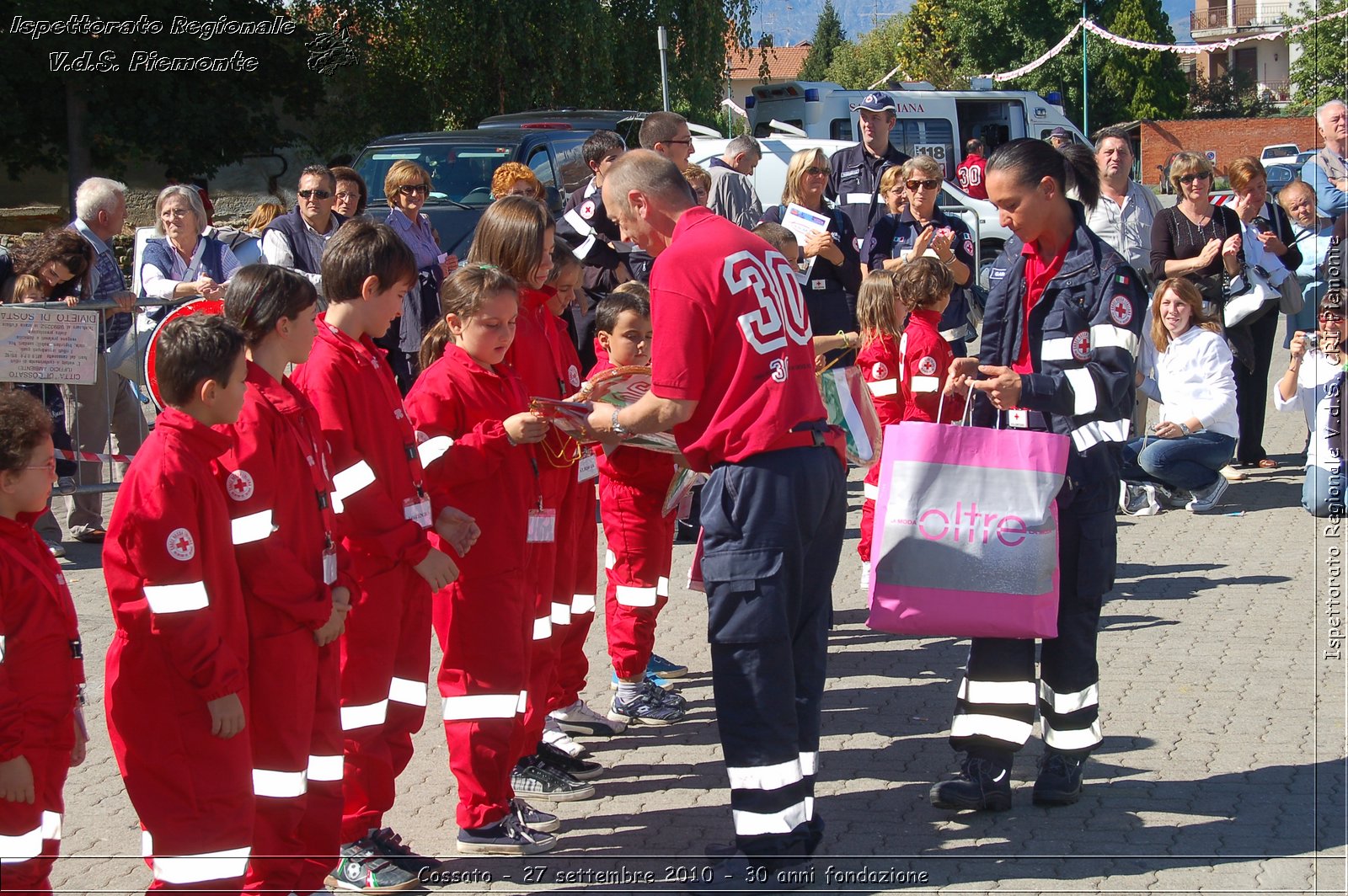 Cossato - 27 settembre 2010 - 30 anni fondazione -  Croce Rossa Italiana - Ispettorato Regionale Volontari del Soccorso Piemonte