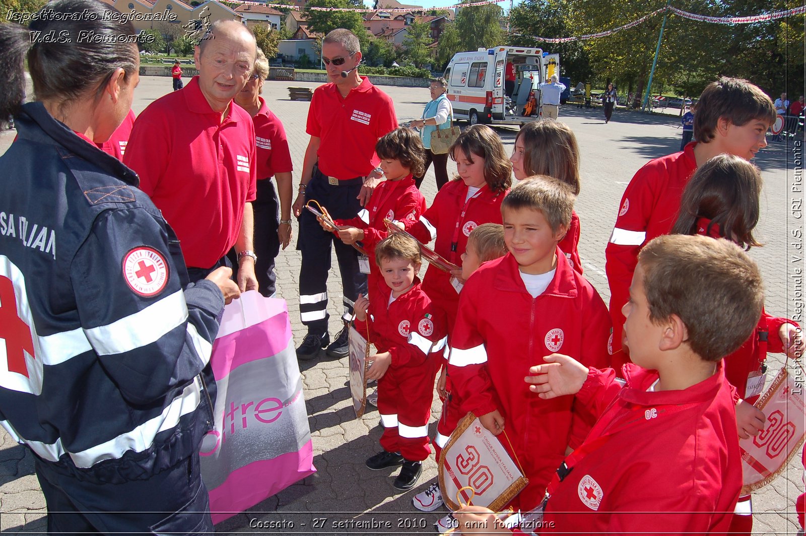 Cossato - 27 settembre 2010 - 30 anni fondazione -  Croce Rossa Italiana - Ispettorato Regionale Volontari del Soccorso Piemonte