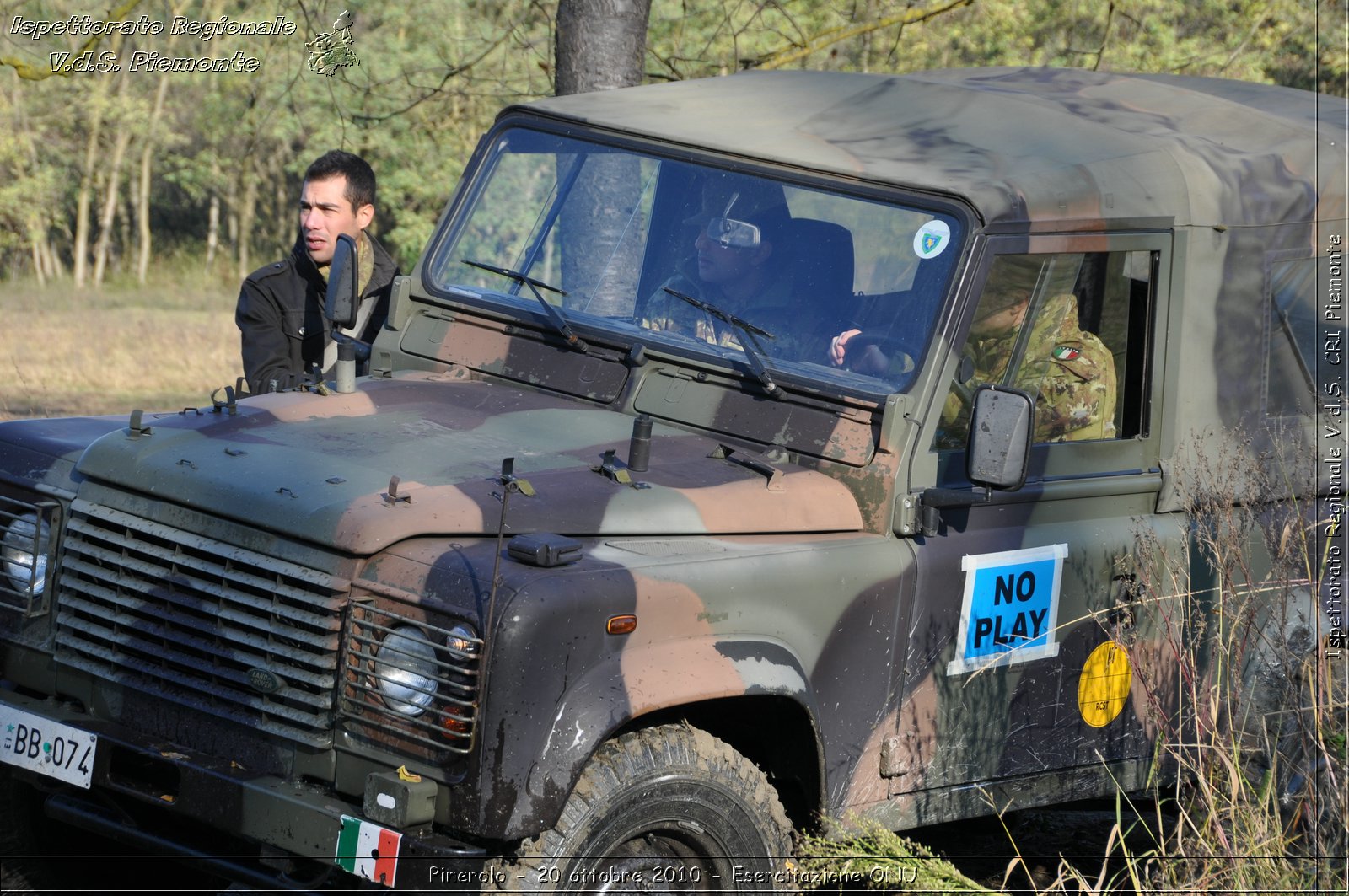 Pinerolo, Baudenasca - 20 ottobre 2010 - Esercitazione ONU -  Croce Rossa Italiana - Ispettorato Regionale Volontari del Soccorso Piemonte