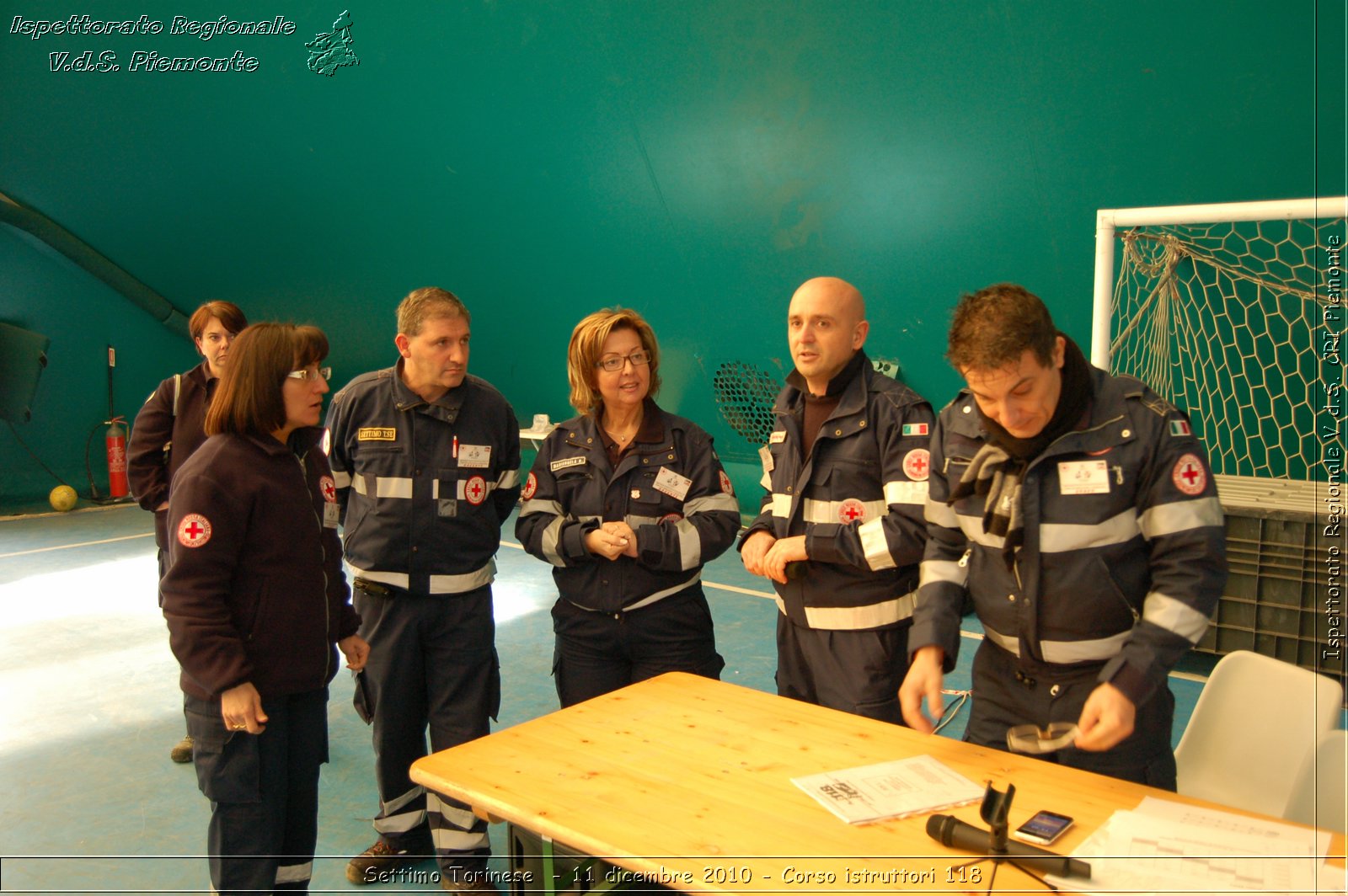 Settimo Torinese  - 11 dicembre 2010 - Corso istruttori 118 -  Croce Rossa Italiana - Ispettorato Regionale Volontari del Soccorso Piemonte