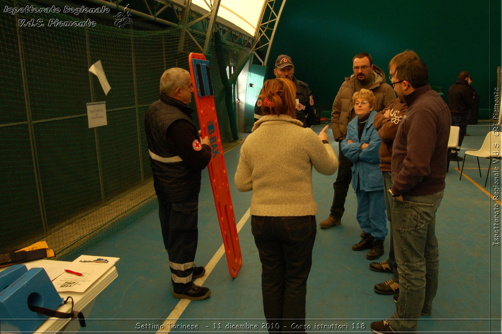 Settimo Torinese  - 11 dicembre 2010 - Corso istruttori 118 -  Croce Rossa Italiana - Ispettorato Regionale Volontari del Soccorso Piemonte