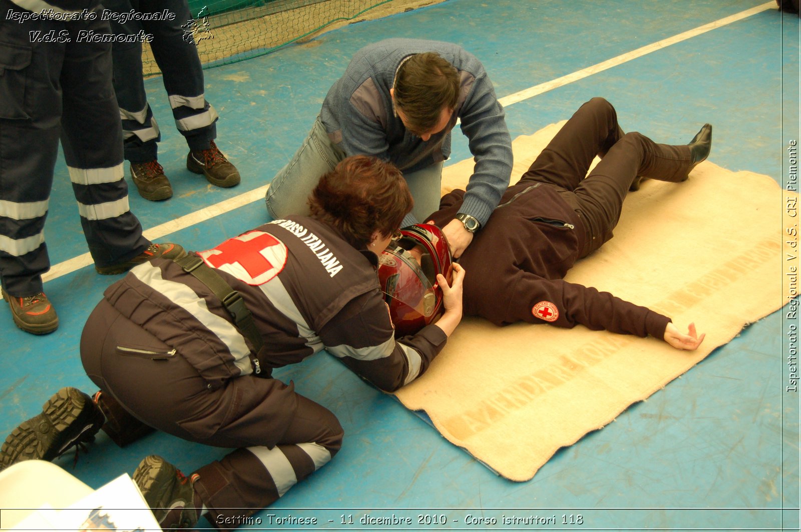 Settimo Torinese  - 11 dicembre 2010 - Corso istruttori 118 -  Croce Rossa Italiana - Ispettorato Regionale Volontari del Soccorso Piemonte