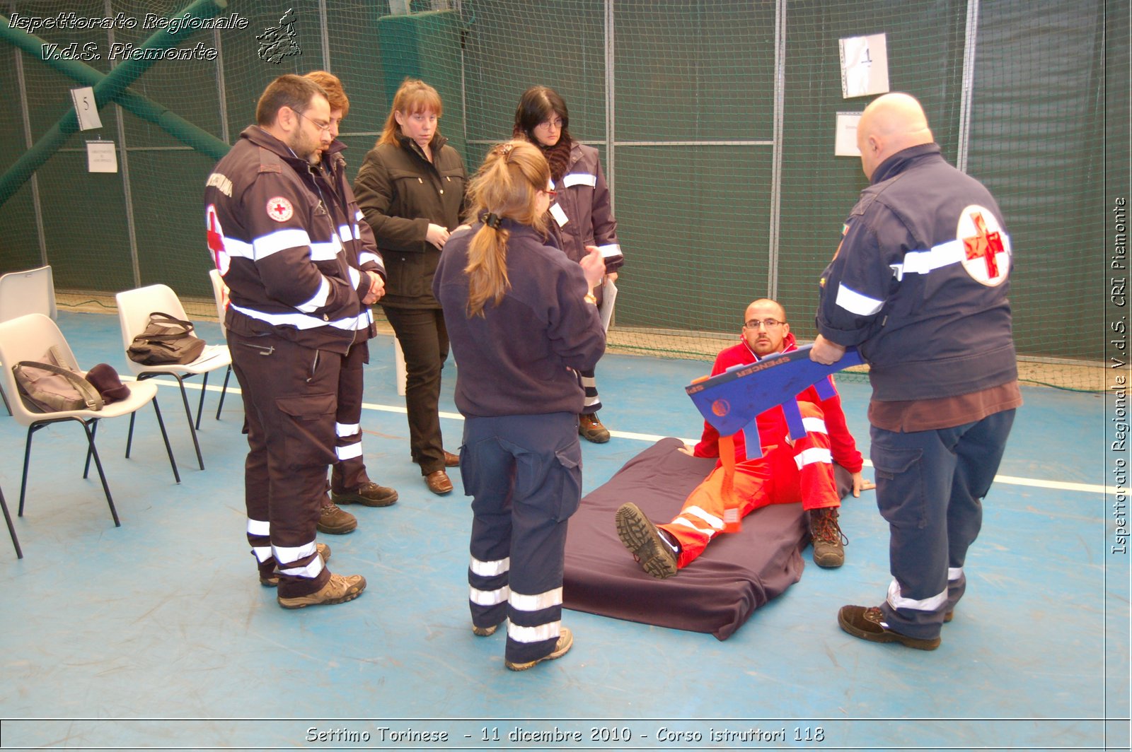 Settimo Torinese  - 11 dicembre 2010 - Corso istruttori 118 -  Croce Rossa Italiana - Ispettorato Regionale Volontari del Soccorso Piemonte