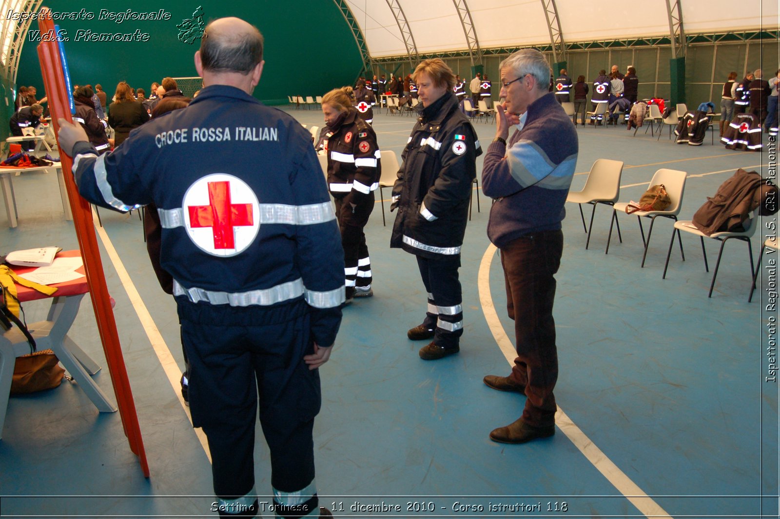 Settimo Torinese  - 11 dicembre 2010 - Corso istruttori 118 -  Croce Rossa Italiana - Ispettorato Regionale Volontari del Soccorso Piemonte