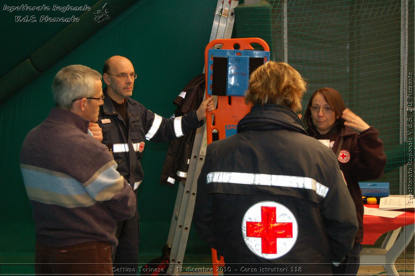 Settimo Torinese  - 11 dicembre 2010 - Corso istruttori 118 -  Croce Rossa Italiana - Ispettorato Regionale Volontari del Soccorso Piemonte