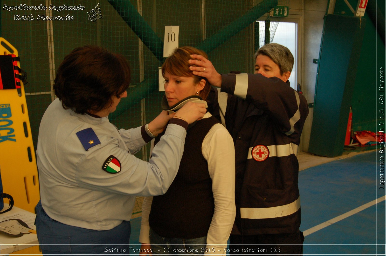 Settimo Torinese  - 11 dicembre 2010 - Corso istruttori 118 -  Croce Rossa Italiana - Ispettorato Regionale Volontari del Soccorso Piemonte