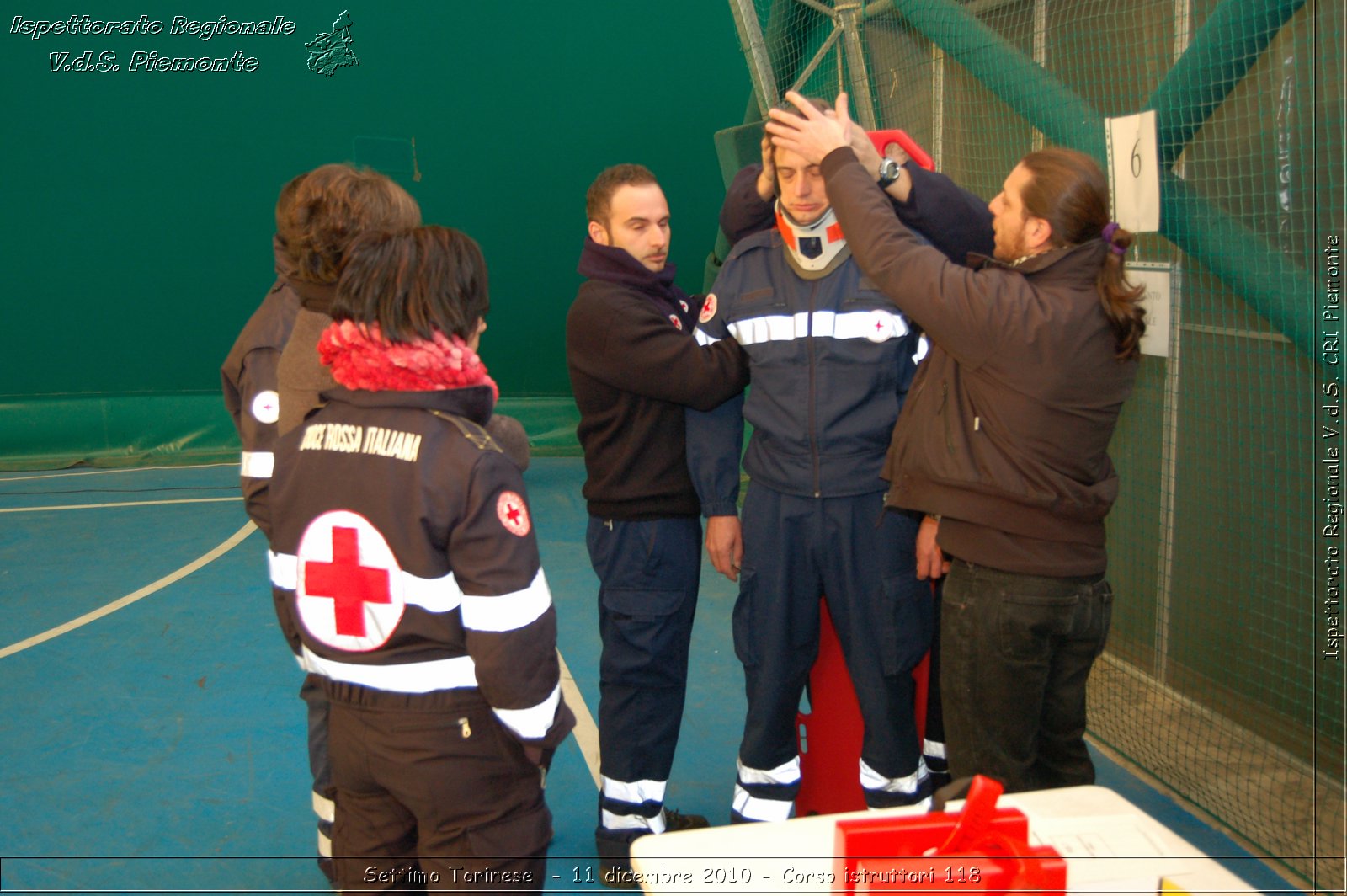 Settimo Torinese  - 11 dicembre 2010 - Corso istruttori 118 -  Croce Rossa Italiana - Ispettorato Regionale Volontari del Soccorso Piemonte