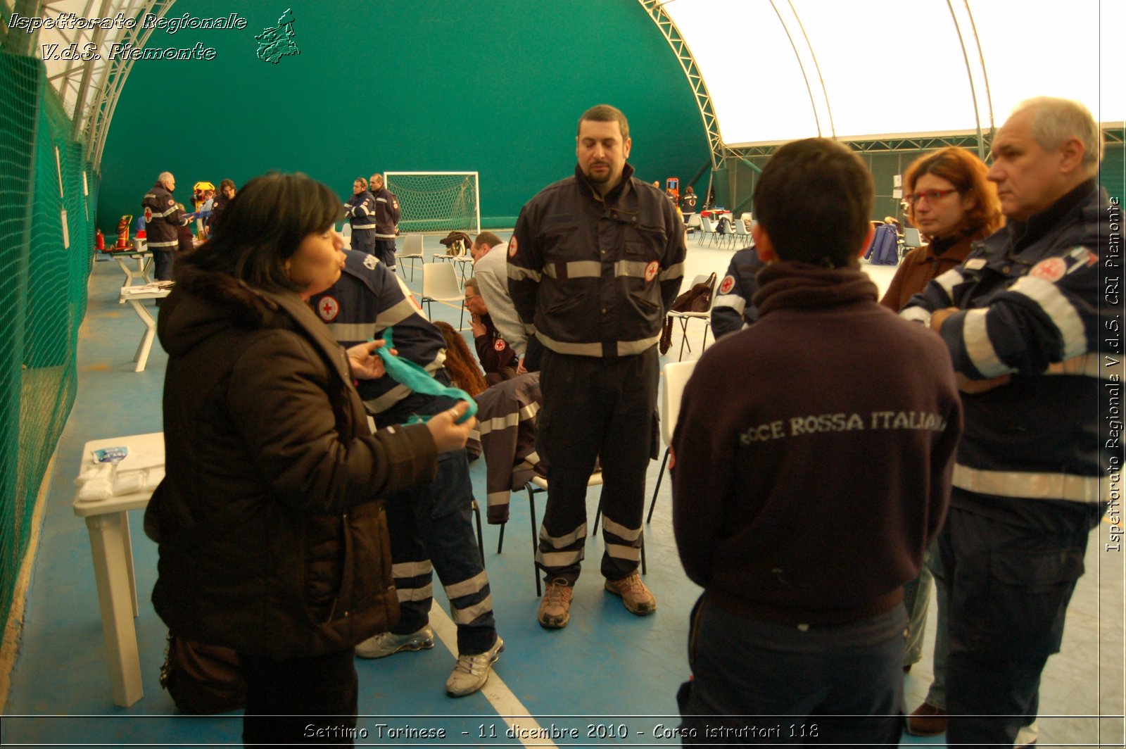 Settimo Torinese  - 11 dicembre 2010 - Corso istruttori 118 -  Croce Rossa Italiana - Ispettorato Regionale Volontari del Soccorso Piemonte