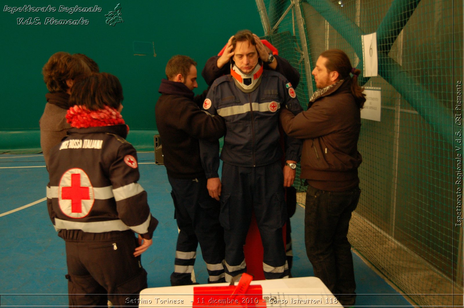Settimo Torinese  - 11 dicembre 2010 - Corso istruttori 118 -  Croce Rossa Italiana - Ispettorato Regionale Volontari del Soccorso Piemonte