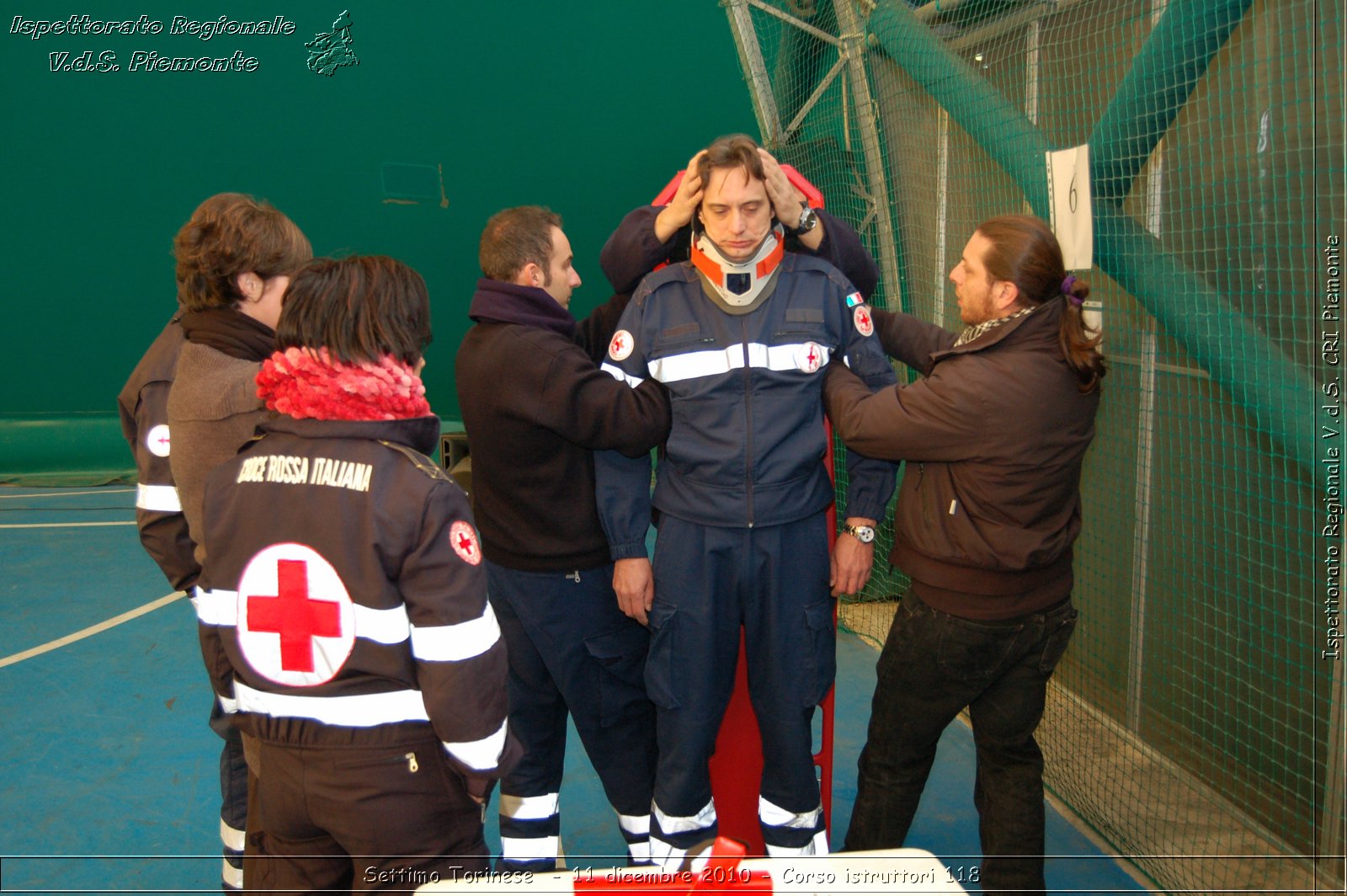 Settimo Torinese  - 11 dicembre 2010 - Corso istruttori 118 -  Croce Rossa Italiana - Ispettorato Regionale Volontari del Soccorso Piemonte