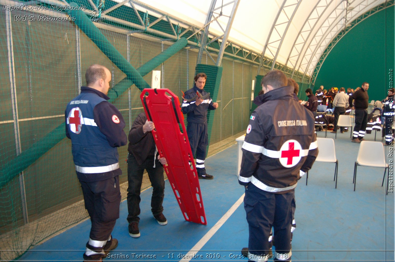 Settimo Torinese  - 11 dicembre 2010 - Corso istruttori 118 -  Croce Rossa Italiana - Ispettorato Regionale Volontari del Soccorso Piemonte