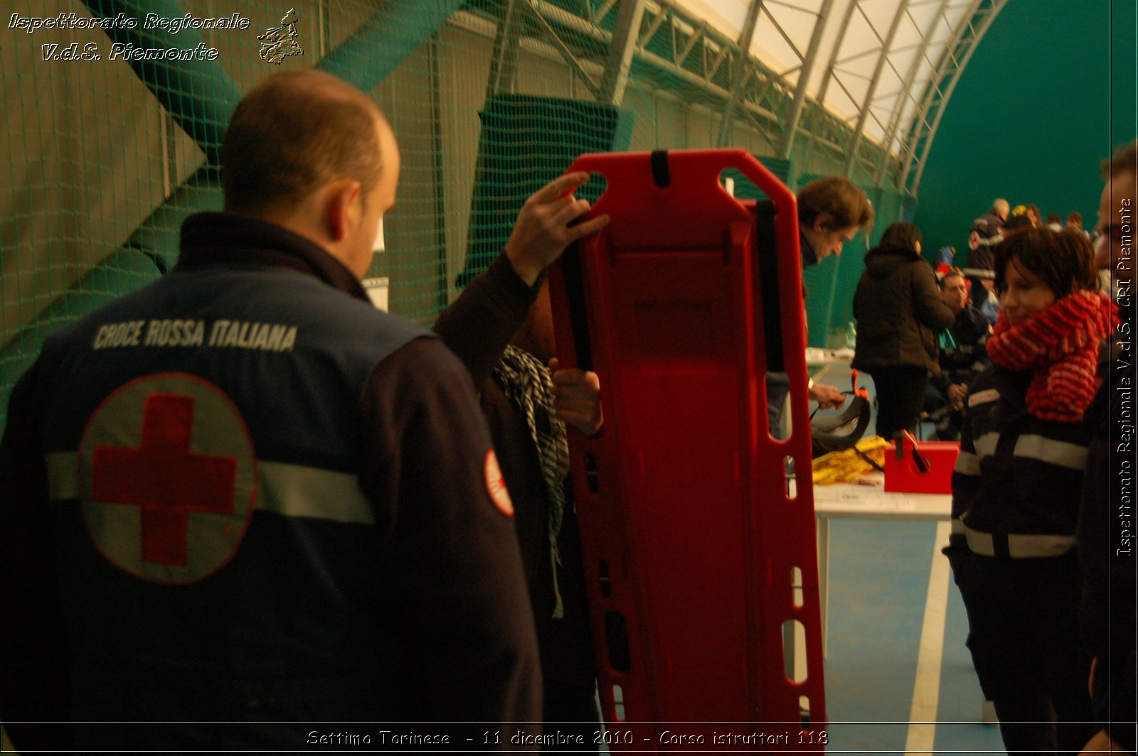 Settimo Torinese  - 11 dicembre 2010 - Corso istruttori 118 -  Croce Rossa Italiana - Ispettorato Regionale Volontari del Soccorso Piemonte