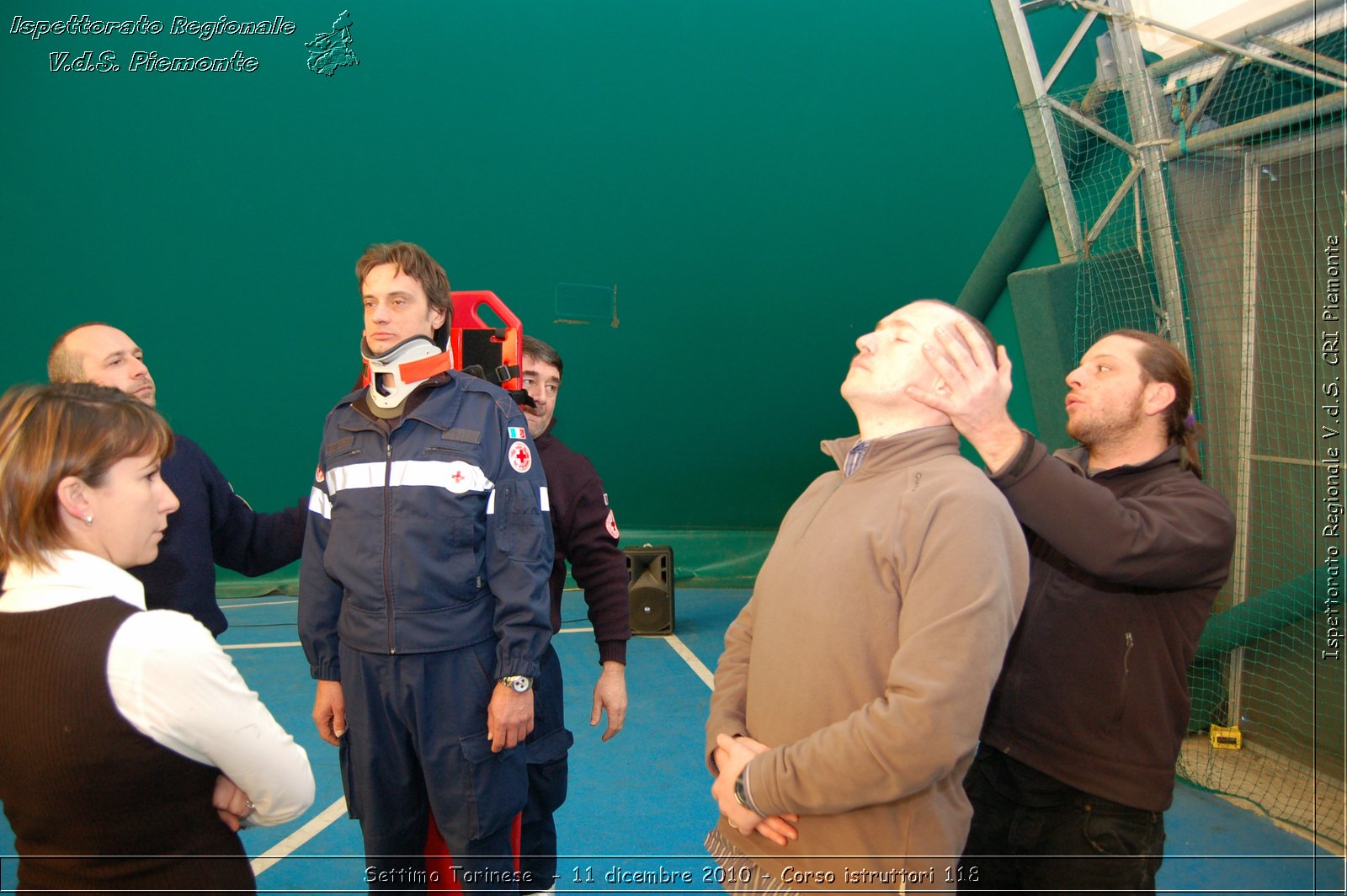 Settimo Torinese  - 11 dicembre 2010 - Corso istruttori 118 -  Croce Rossa Italiana - Ispettorato Regionale Volontari del Soccorso Piemonte
