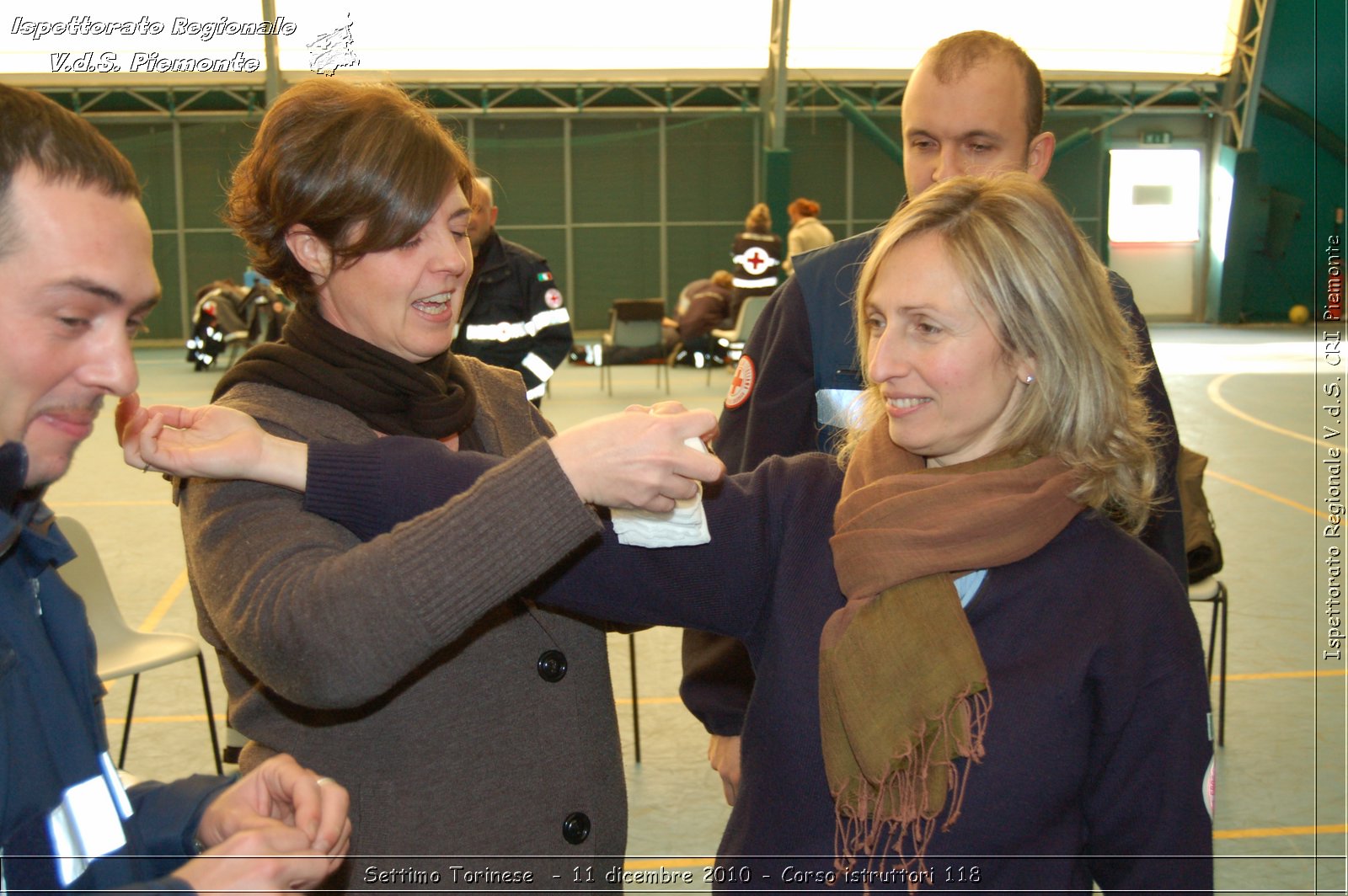 Settimo Torinese  - 11 dicembre 2010 - Corso istruttori 118 -  Croce Rossa Italiana - Ispettorato Regionale Volontari del Soccorso Piemonte
