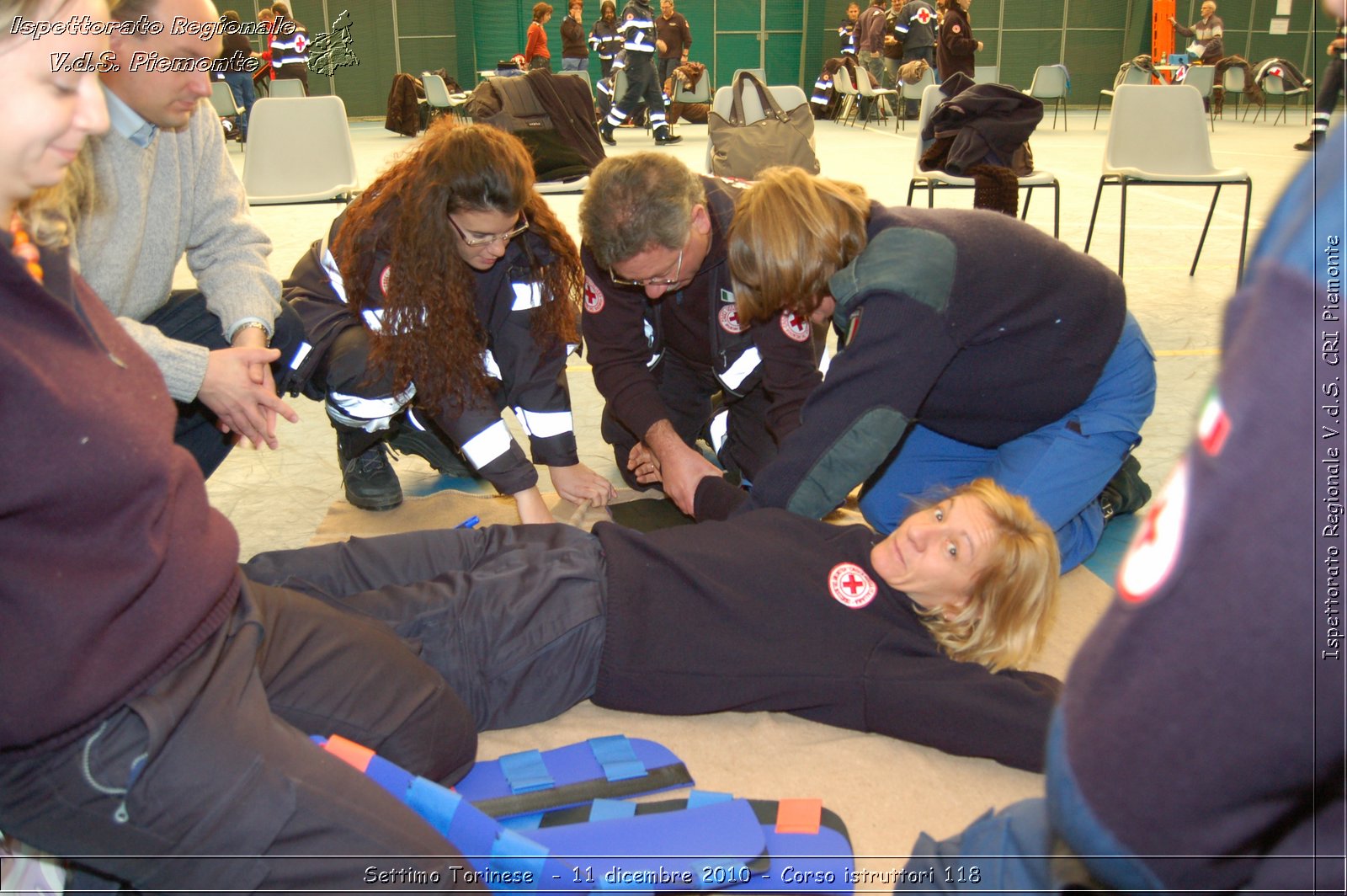 Settimo Torinese  - 11 dicembre 2010 - Corso istruttori 118 -  Croce Rossa Italiana - Ispettorato Regionale Volontari del Soccorso Piemonte
