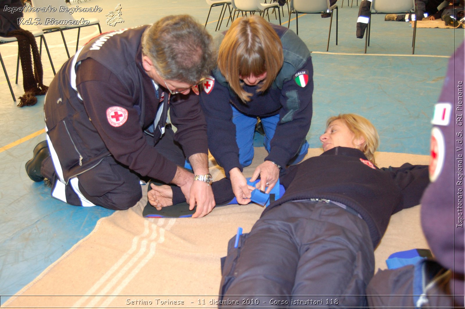 Settimo Torinese  - 11 dicembre 2010 - Corso istruttori 118 -  Croce Rossa Italiana - Ispettorato Regionale Volontari del Soccorso Piemonte