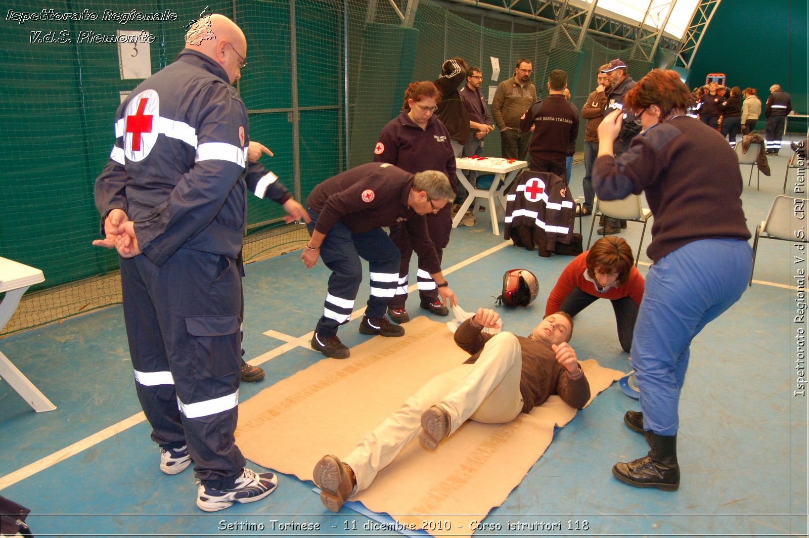 Settimo Torinese  - 11 dicembre 2010 - Corso istruttori 118 -  Croce Rossa Italiana - Ispettorato Regionale Volontari del Soccorso Piemonte