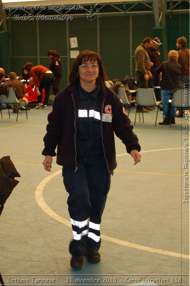 Settimo Torinese  - 11 dicembre 2010 - Corso istruttori 118 -  Croce Rossa Italiana - Ispettorato Regionale Volontari del Soccorso Piemonte