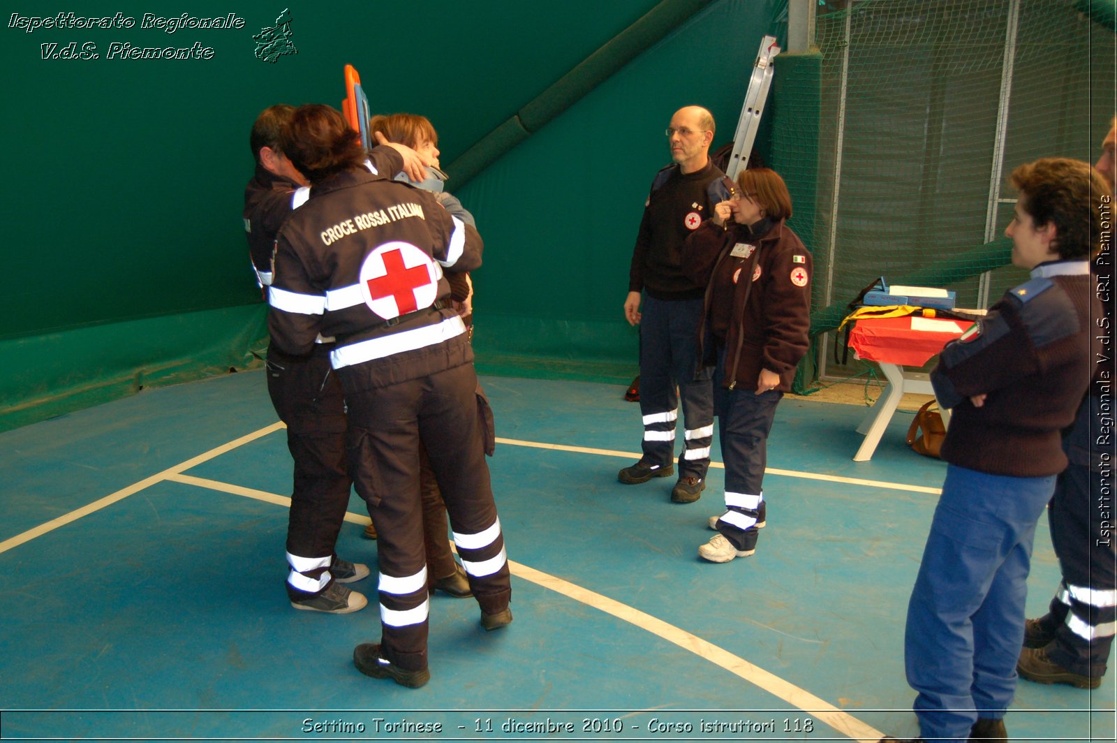 Settimo Torinese  - 11 dicembre 2010 - Corso istruttori 118 -  Croce Rossa Italiana - Ispettorato Regionale Volontari del Soccorso Piemonte