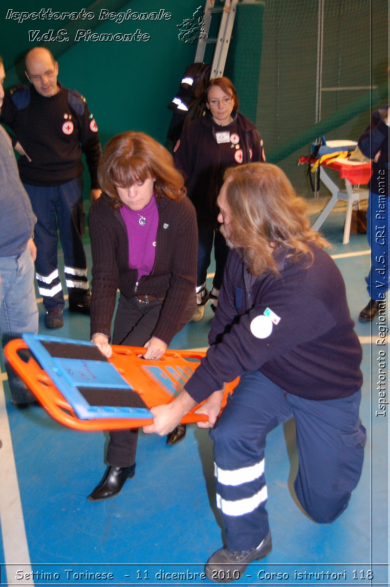 Settimo Torinese  - 11 dicembre 2010 - Corso istruttori 118 -  Croce Rossa Italiana - Ispettorato Regionale Volontari del Soccorso Piemonte
