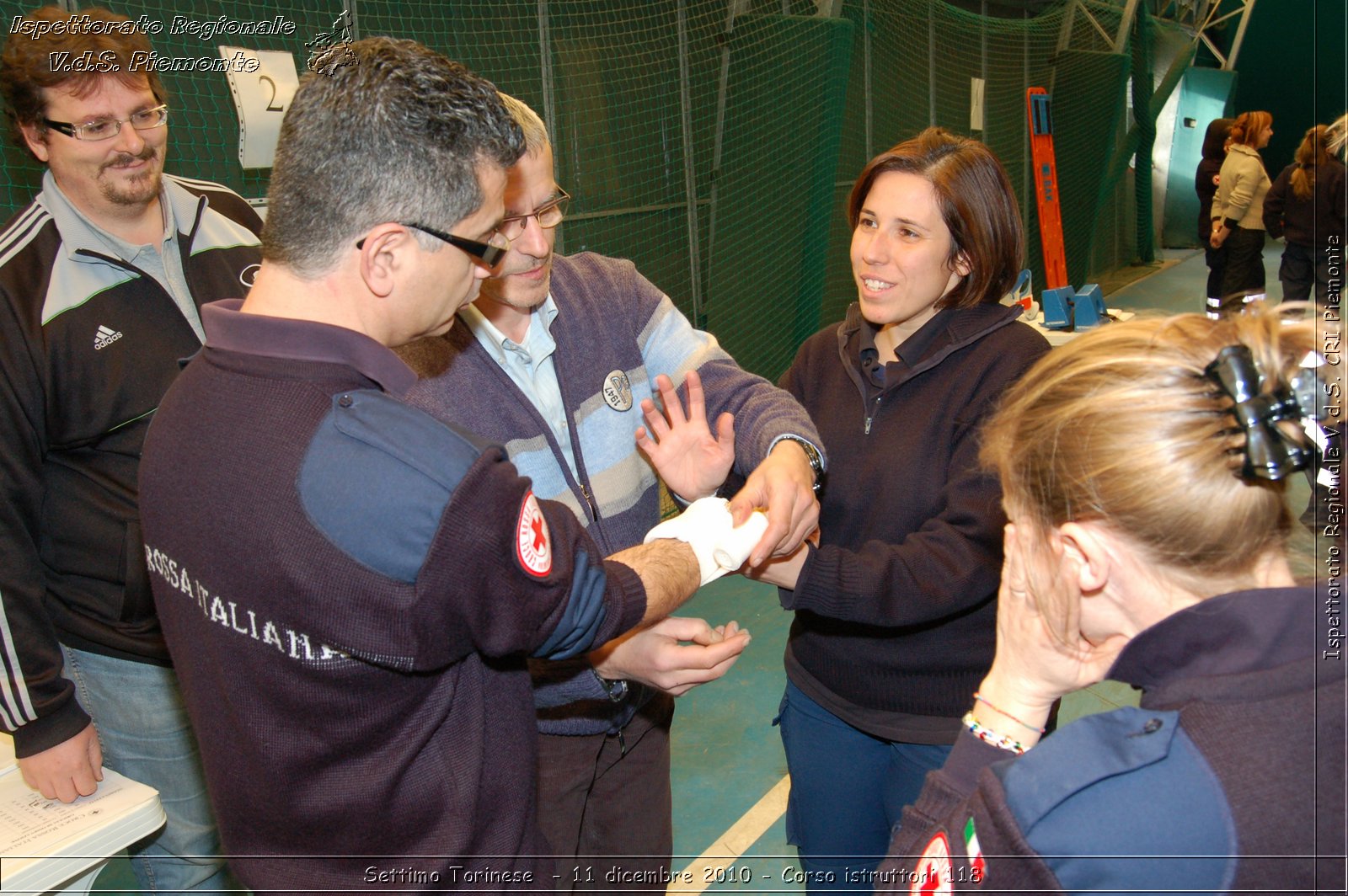 Settimo Torinese  - 11 dicembre 2010 - Corso istruttori 118 -  Croce Rossa Italiana - Ispettorato Regionale Volontari del Soccorso Piemonte