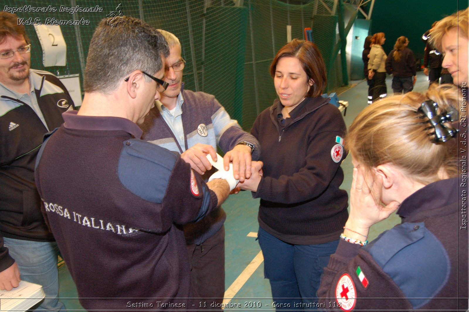 Settimo Torinese  - 11 dicembre 2010 - Corso istruttori 118 -  Croce Rossa Italiana - Ispettorato Regionale Volontari del Soccorso Piemonte