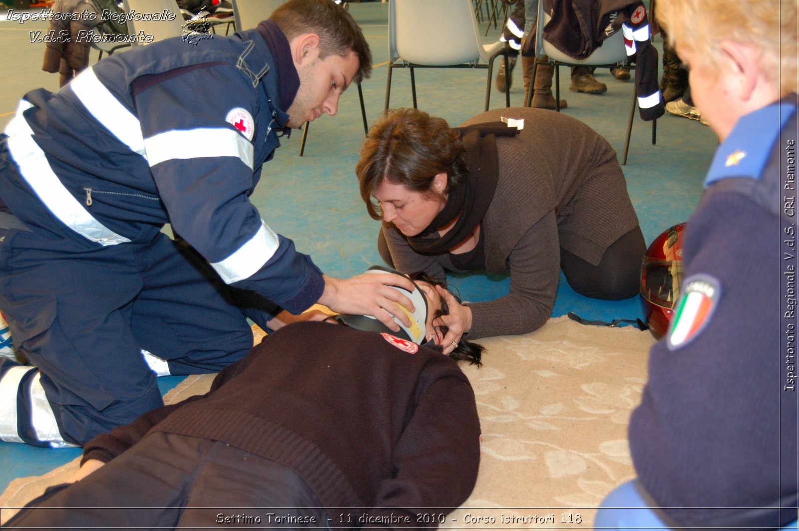 Settimo Torinese  - 11 dicembre 2010 - Corso istruttori 118 -  Croce Rossa Italiana - Ispettorato Regionale Volontari del Soccorso Piemonte