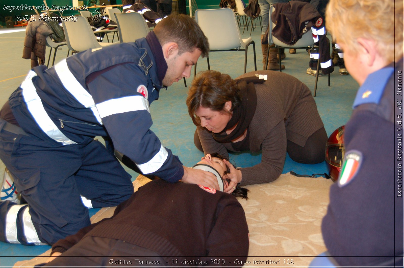 Settimo Torinese  - 11 dicembre 2010 - Corso istruttori 118 -  Croce Rossa Italiana - Ispettorato Regionale Volontari del Soccorso Piemonte