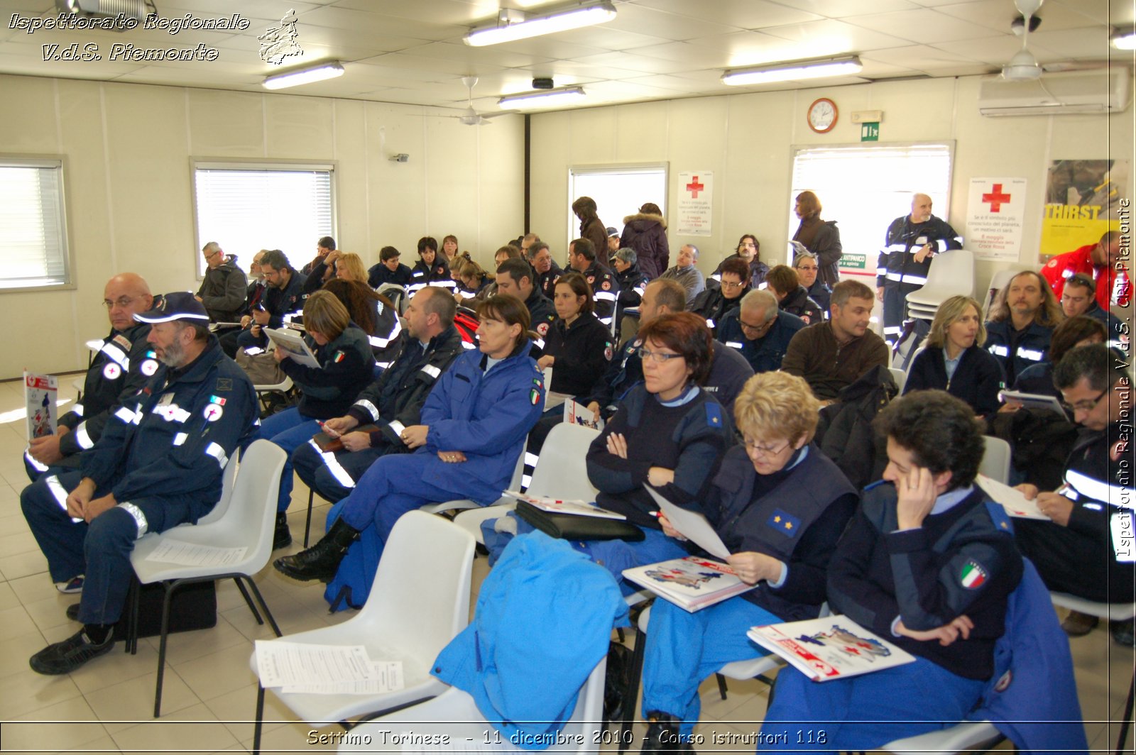 Settimo Torinese  - 11 dicembre 2010 - Corso istruttori 118 -  Croce Rossa Italiana - Ispettorato Regionale Volontari del Soccorso Piemonte