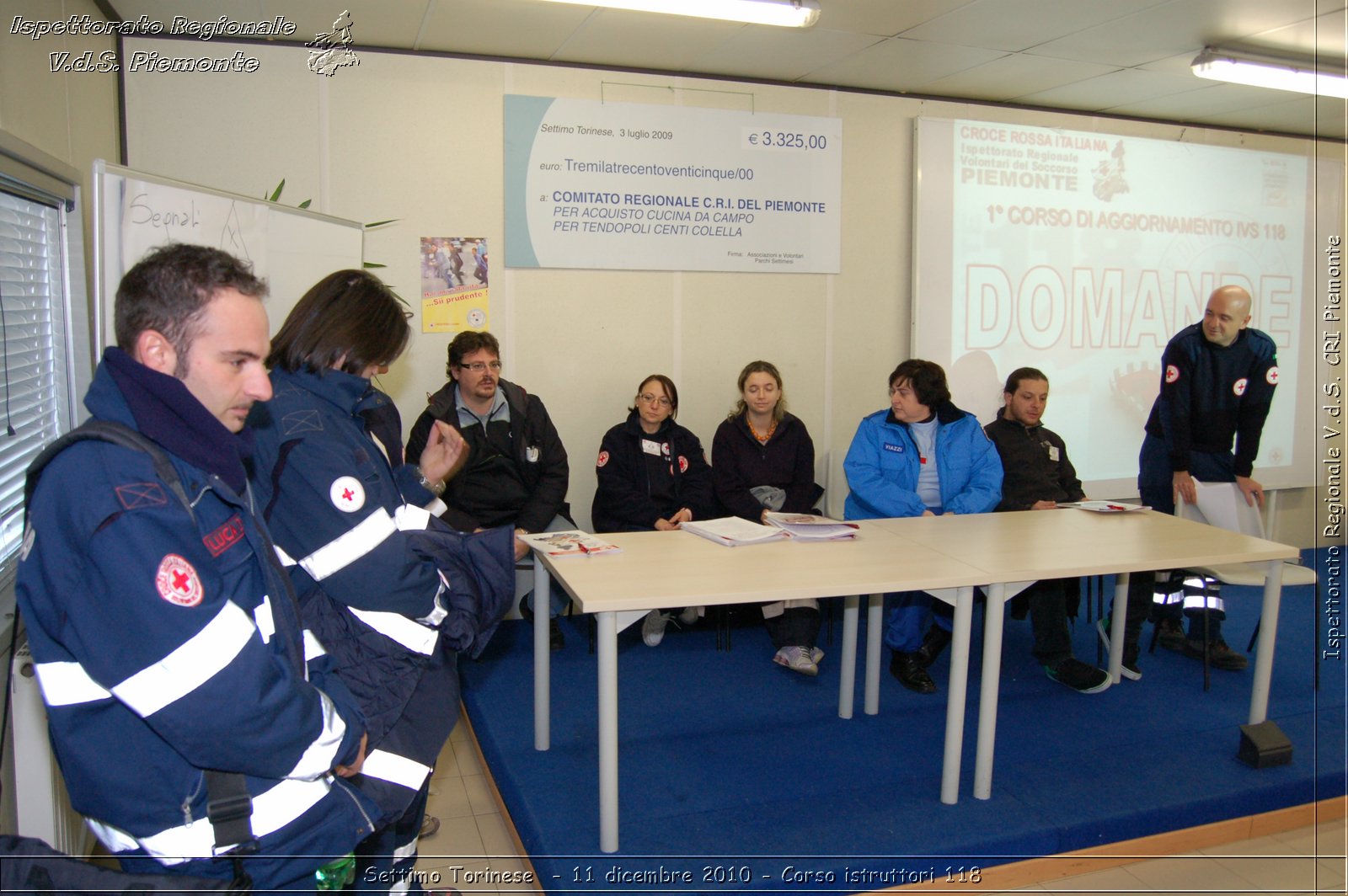 Settimo Torinese  - 11 dicembre 2010 - Corso istruttori 118 -  Croce Rossa Italiana - Ispettorato Regionale Volontari del Soccorso Piemonte