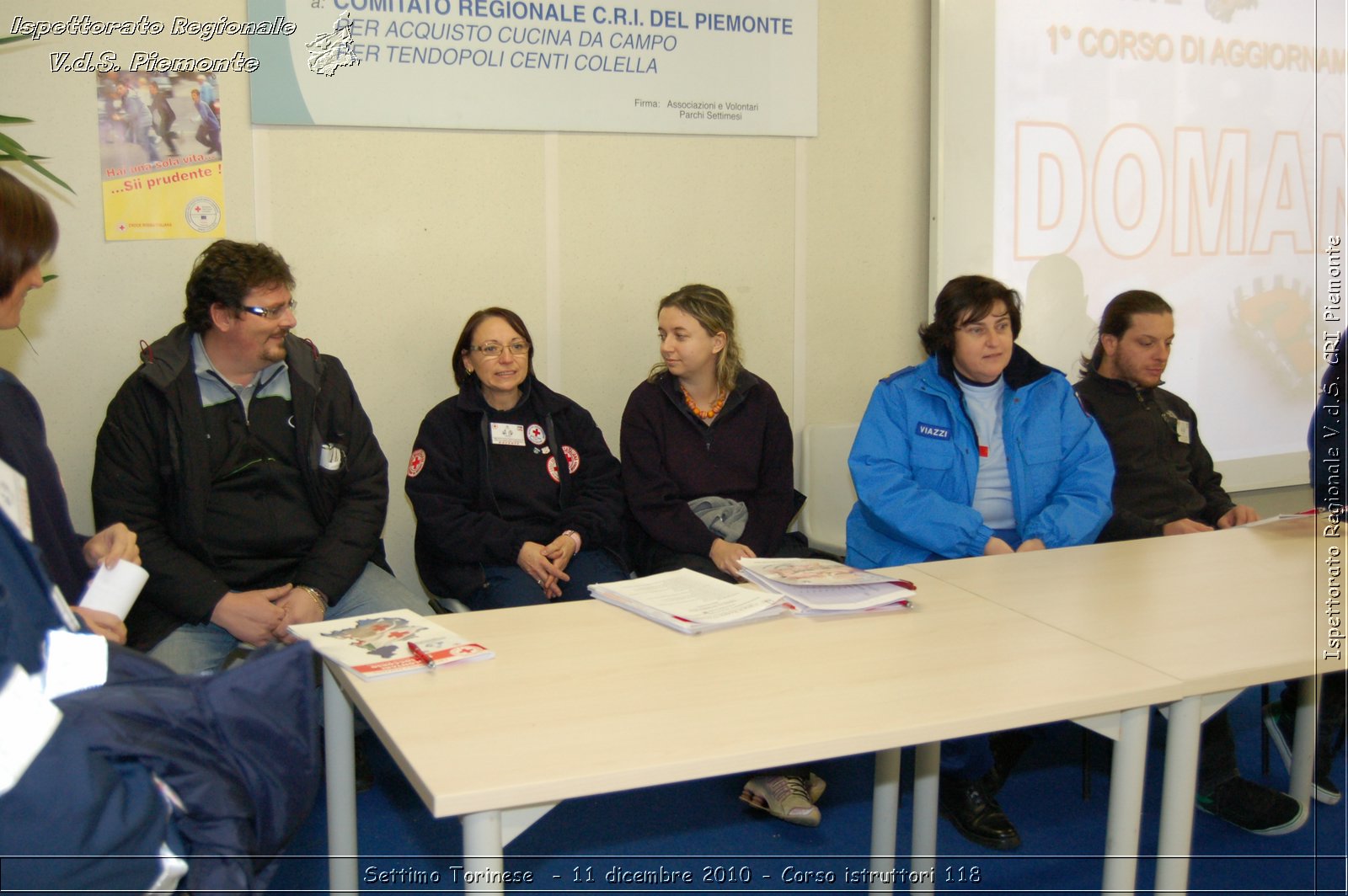 Settimo Torinese  - 11 dicembre 2010 - Corso istruttori 118 -  Croce Rossa Italiana - Ispettorato Regionale Volontari del Soccorso Piemonte