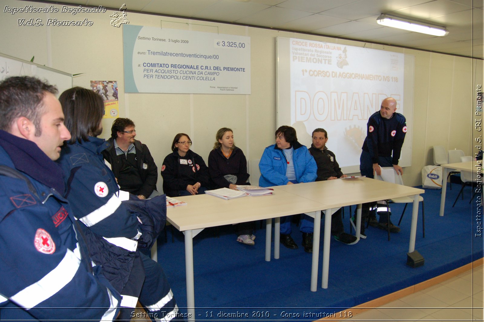 Settimo Torinese  - 11 dicembre 2010 - Corso istruttori 118 -  Croce Rossa Italiana - Ispettorato Regionale Volontari del Soccorso Piemonte