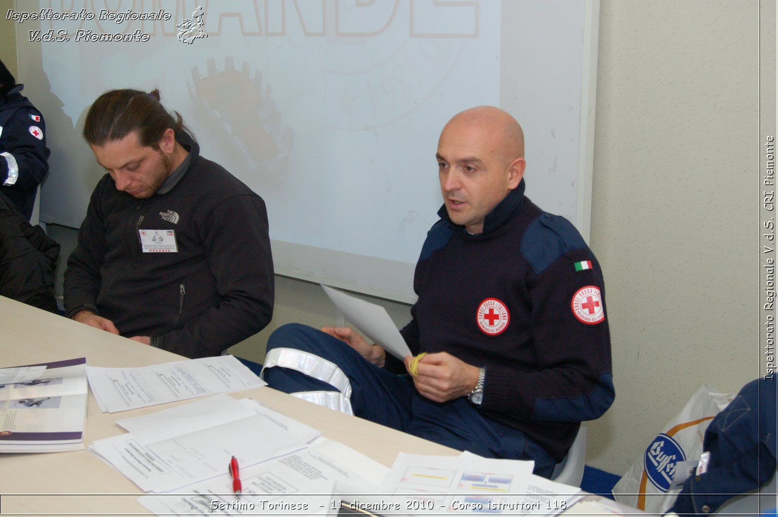 Settimo Torinese  - 11 dicembre 2010 - Corso istruttori 118 -  Croce Rossa Italiana - Ispettorato Regionale Volontari del Soccorso Piemonte