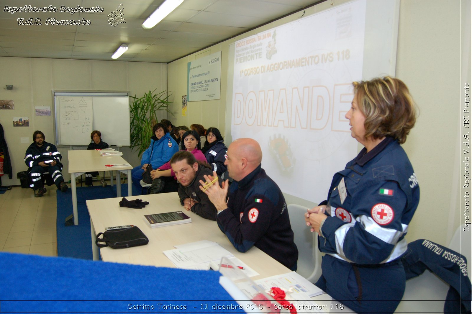 Settimo Torinese  - 11 dicembre 2010 - Corso istruttori 118 -  Croce Rossa Italiana - Ispettorato Regionale Volontari del Soccorso Piemonte