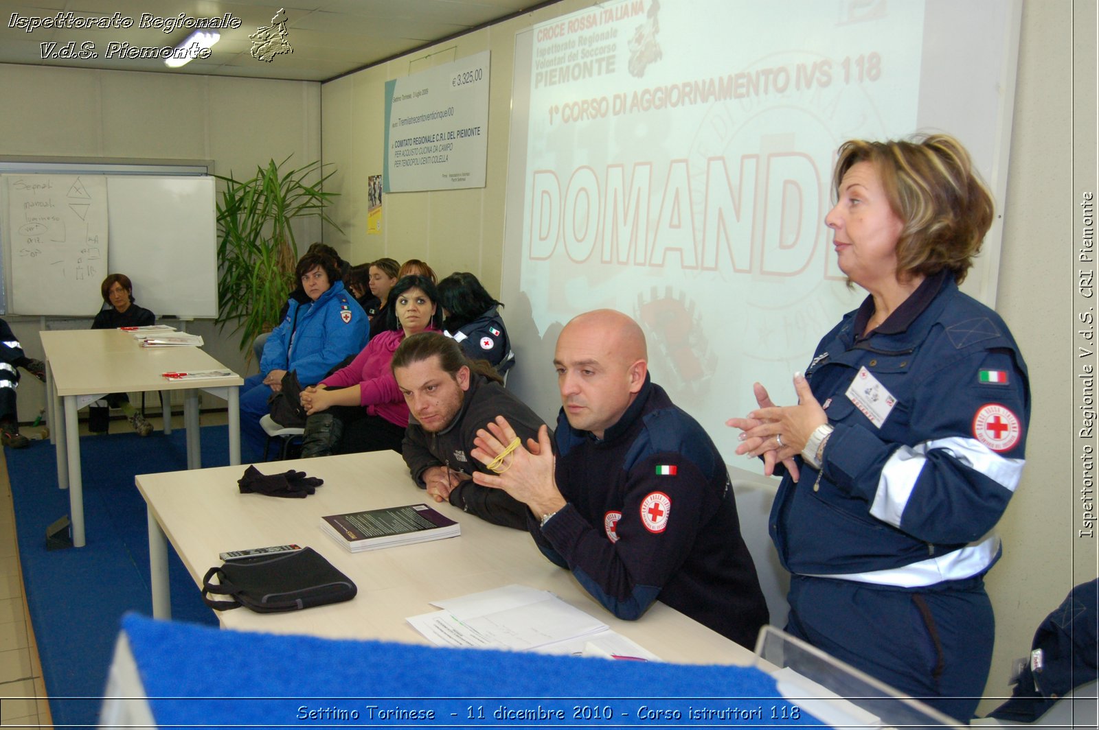 Settimo Torinese  - 11 dicembre 2010 - Corso istruttori 118 -  Croce Rossa Italiana - Ispettorato Regionale Volontari del Soccorso Piemonte