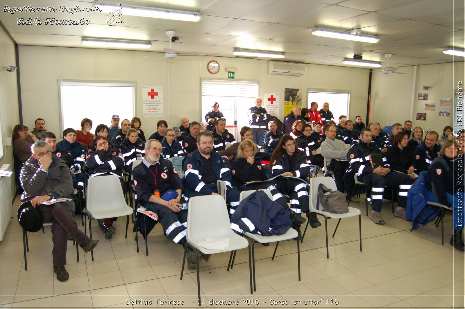 Settimo Torinese  - 11 dicembre 2010 - Corso istruttori 118 -  Croce Rossa Italiana - Ispettorato Regionale Volontari del Soccorso Piemonte