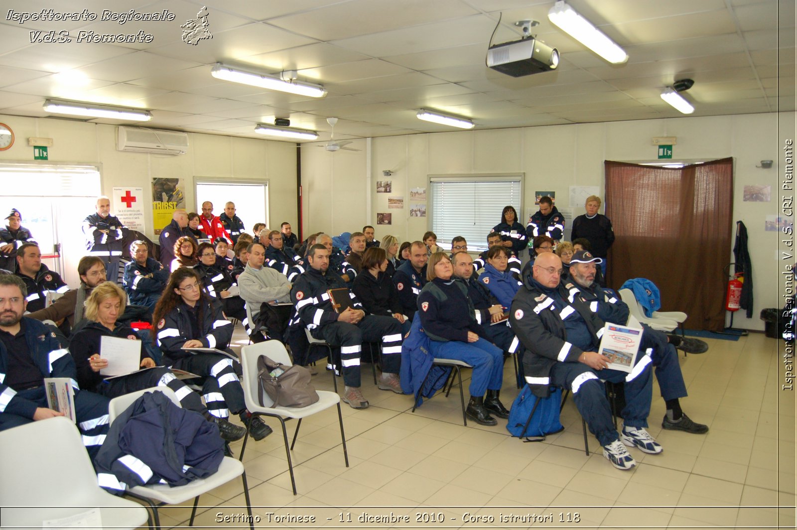 Settimo Torinese  - 11 dicembre 2010 - Corso istruttori 118 -  Croce Rossa Italiana - Ispettorato Regionale Volontari del Soccorso Piemonte