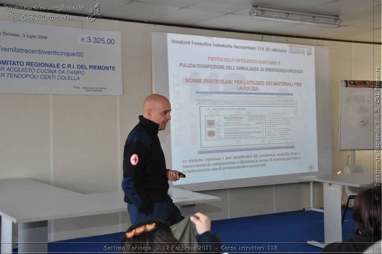 Settimo Torinese  - 12 Febbraio 2011 - Corso istruttori 118 -  Croce Rossa Italiana - Ispettorato Regionale Volontari del Soccorso Piemonte