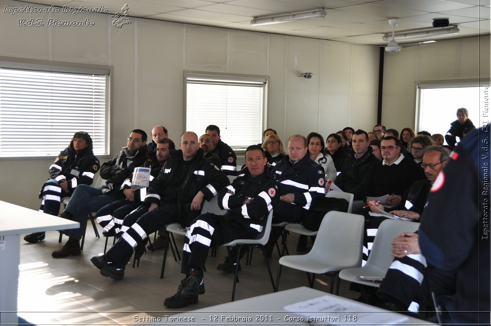 Settimo Torinese  - 12 Febbraio 2011 - Corso istruttori 118 -  Croce Rossa Italiana - Ispettorato Regionale Volontari del Soccorso Piemonte