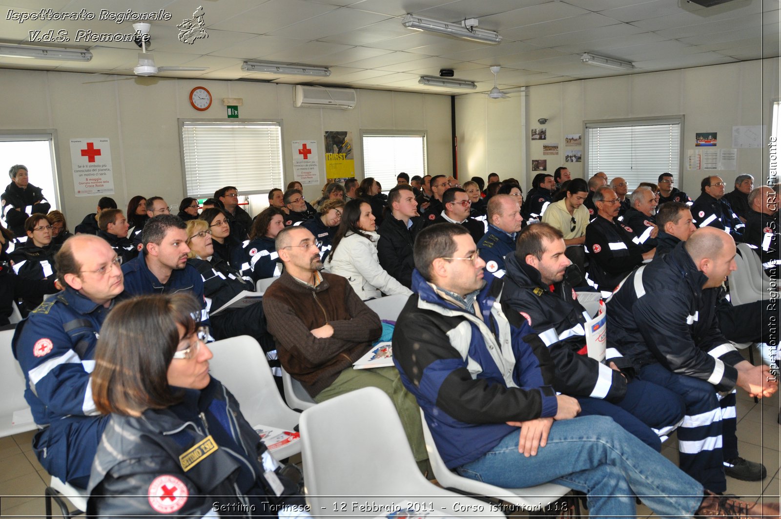 Settimo Torinese  - 12 Febbraio 2011 - Corso istruttori 118 -  Croce Rossa Italiana - Ispettorato Regionale Volontari del Soccorso Piemonte