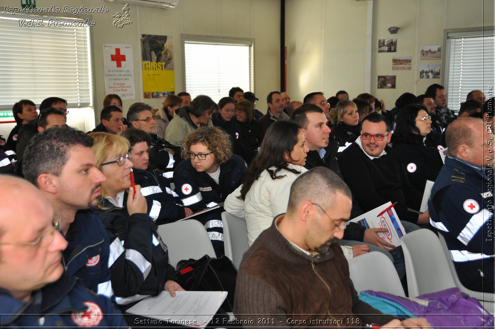 Settimo Torinese  - 12 Febbraio 2011 - Corso istruttori 118 -  Croce Rossa Italiana - Ispettorato Regionale Volontari del Soccorso Piemonte