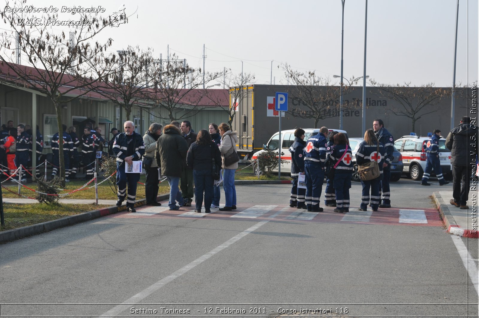 Settimo Torinese  - 12 Febbraio 2011 - Corso istruttori 118 -  Croce Rossa Italiana - Ispettorato Regionale Volontari del Soccorso Piemonte