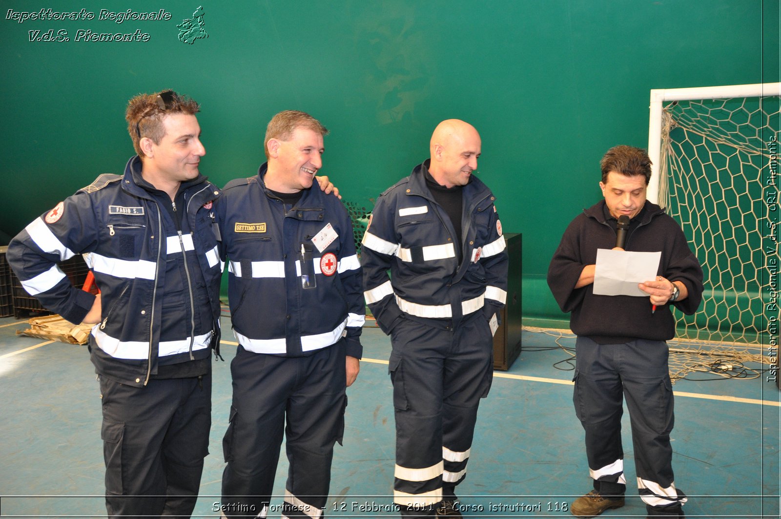Settimo Torinese  - 12 Febbraio 2011 - Corso istruttori 118 -  Croce Rossa Italiana - Ispettorato Regionale Volontari del Soccorso Piemonte
