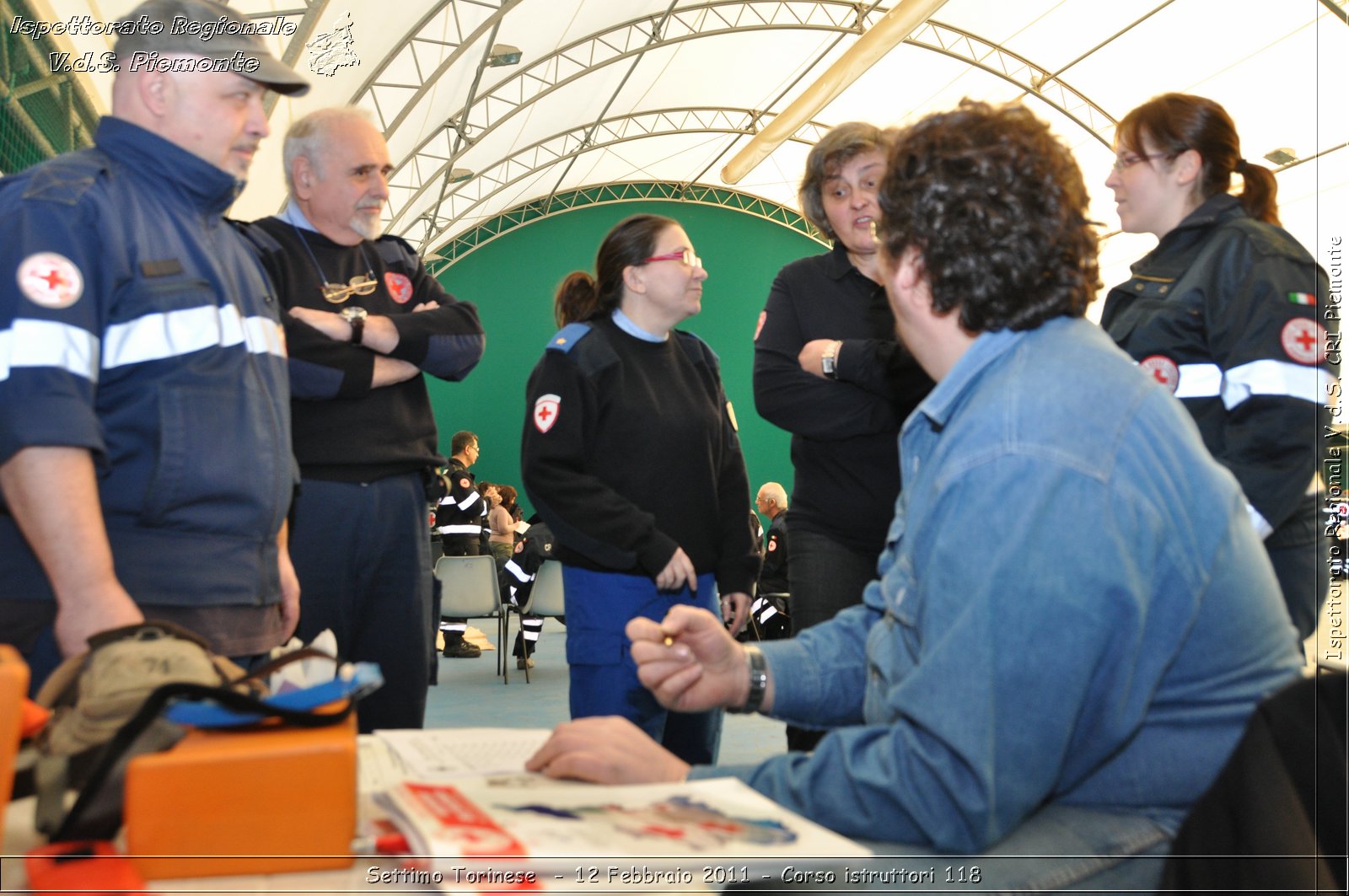 Settimo Torinese  - 12 Febbraio 2011 - Corso istruttori 118 -  Croce Rossa Italiana - Ispettorato Regionale Volontari del Soccorso Piemonte