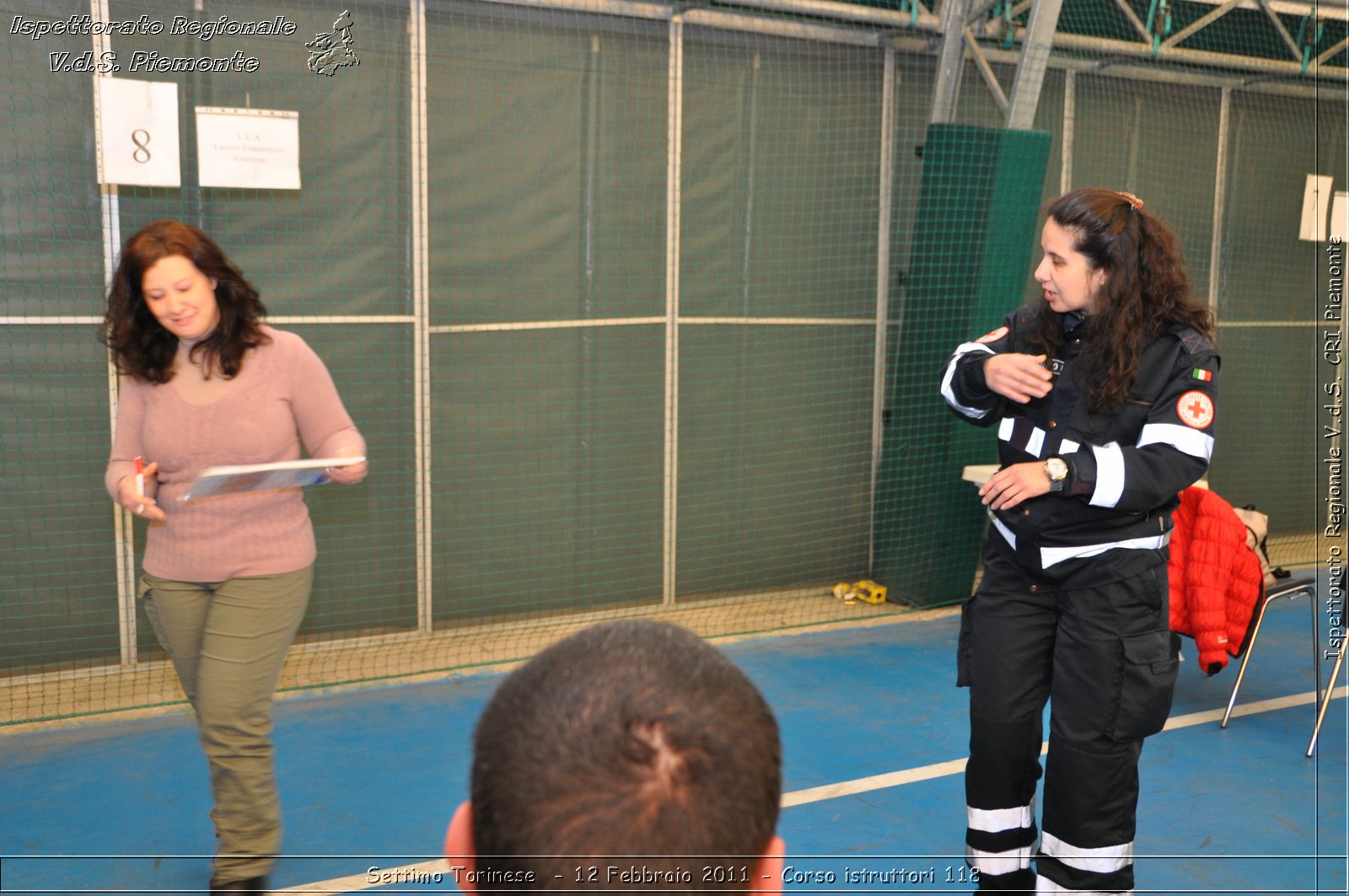 Settimo Torinese  - 12 Febbraio 2011 - Corso istruttori 118 -  Croce Rossa Italiana - Ispettorato Regionale Volontari del Soccorso Piemonte