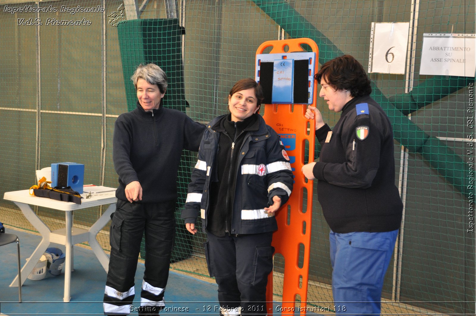 Settimo Torinese  - 12 Febbraio 2011 - Corso istruttori 118 -  Croce Rossa Italiana - Ispettorato Regionale Volontari del Soccorso Piemonte