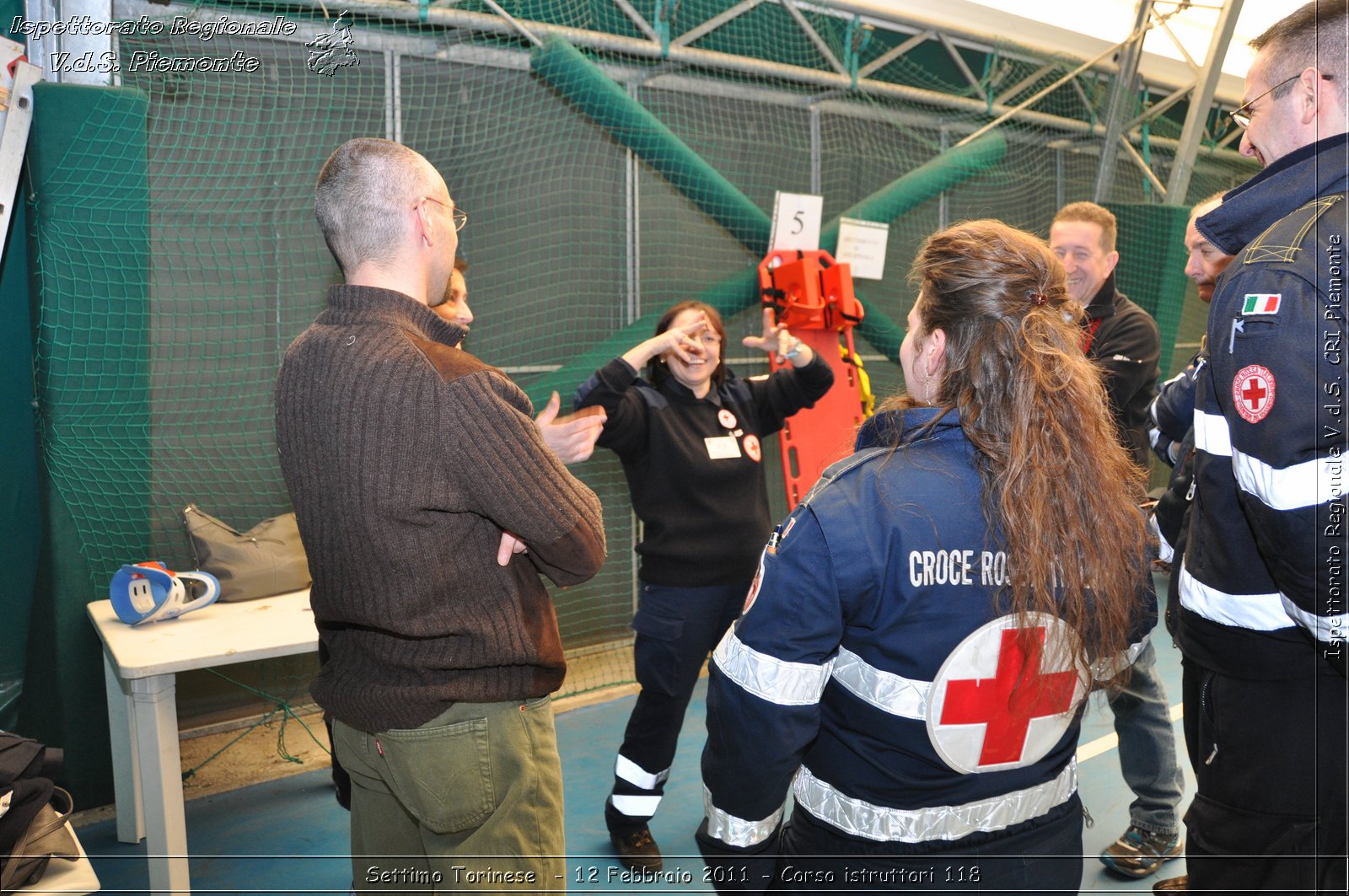 Settimo Torinese  - 12 Febbraio 2011 - Corso istruttori 118 -  Croce Rossa Italiana - Ispettorato Regionale Volontari del Soccorso Piemonte