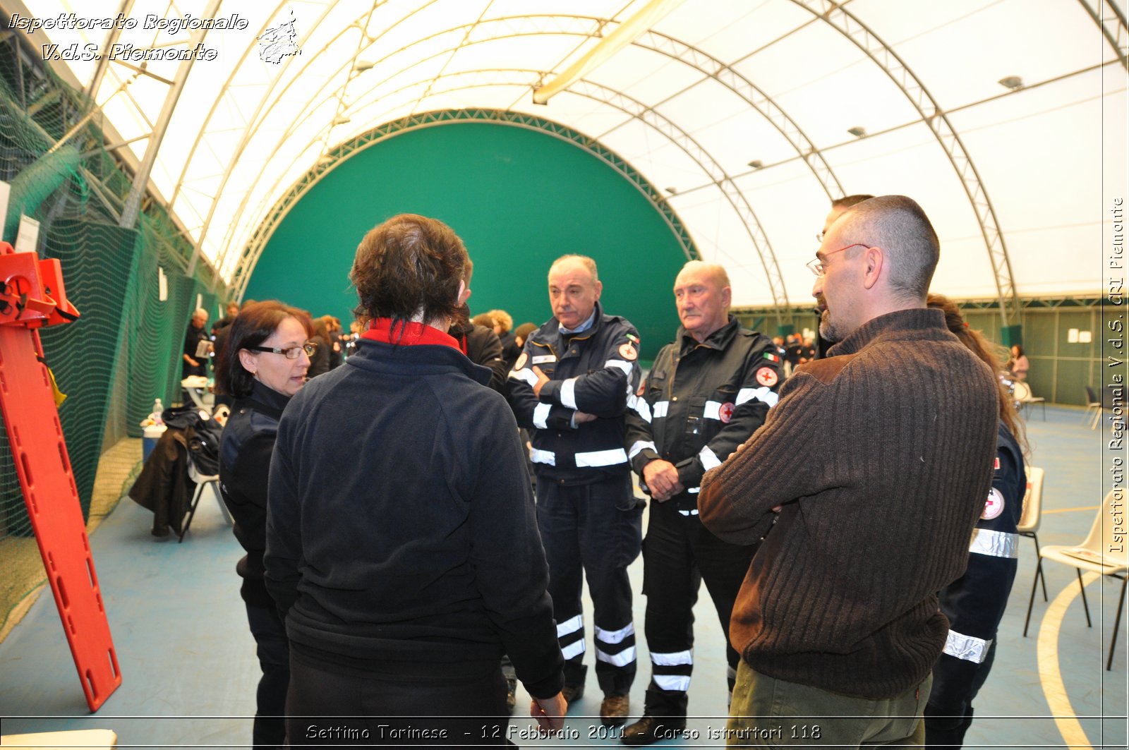 Settimo Torinese  - 12 Febbraio 2011 - Corso istruttori 118 -  Croce Rossa Italiana - Ispettorato Regionale Volontari del Soccorso Piemonte