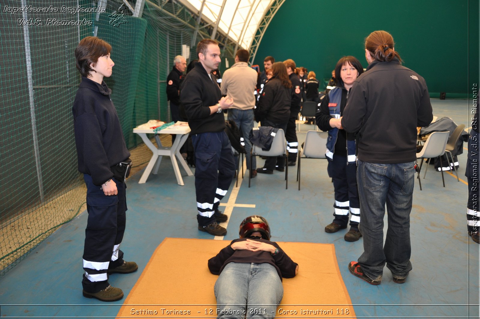 Settimo Torinese  - 12 Febbraio 2011 - Corso istruttori 118 -  Croce Rossa Italiana - Ispettorato Regionale Volontari del Soccorso Piemonte