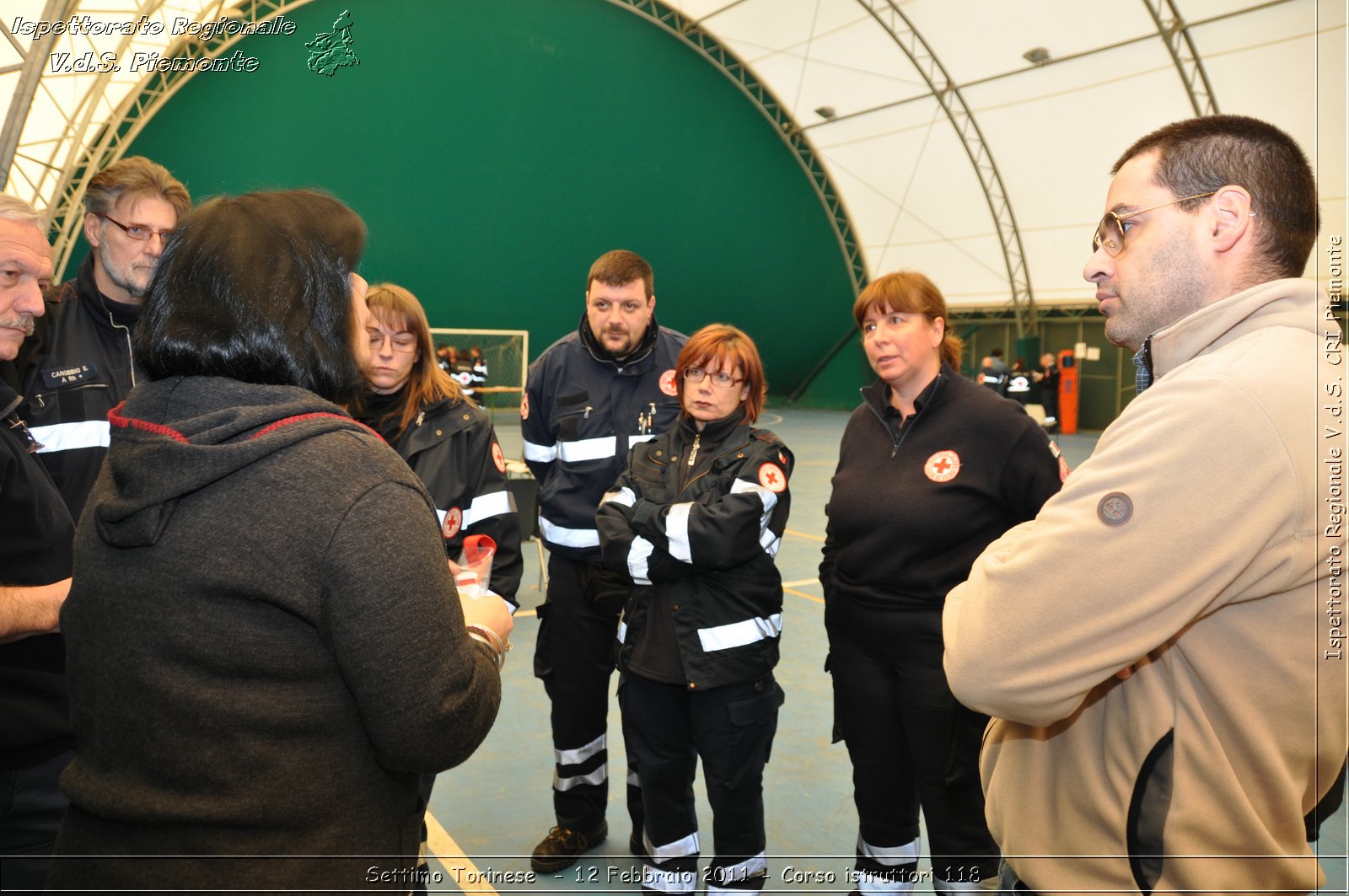 Settimo Torinese  - 12 Febbraio 2011 - Corso istruttori 118 -  Croce Rossa Italiana - Ispettorato Regionale Volontari del Soccorso Piemonte